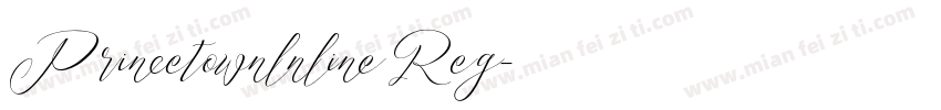 Princetownlnline Reg字体转换